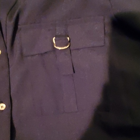 NWT Calvin Klein Button Front Blouse Womens Medium - Picture 6 of 7